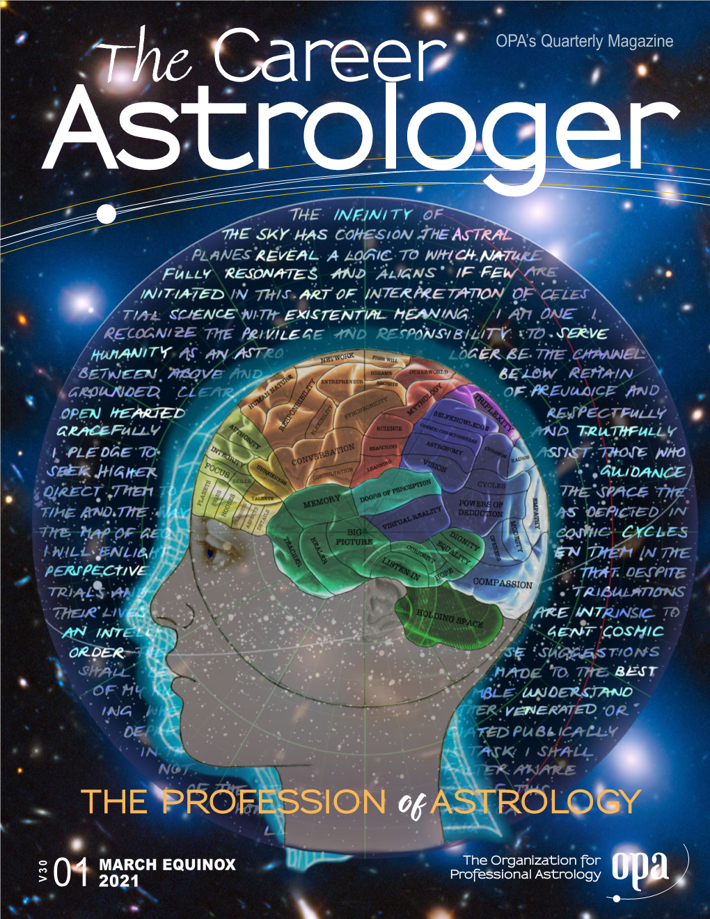 The Career Astrologer Features ASTROLOGY in the 21ST MARCH EQUINOX V30 01 2021 CENTURY the PROFESSION of ASTROLOGY