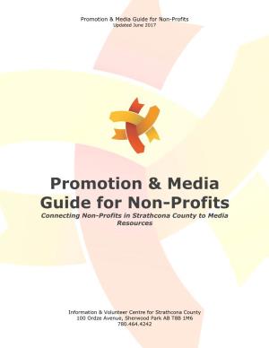 Promotion & Media Guide for Non-Profits