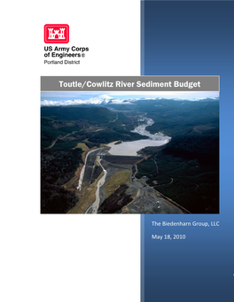 Toutle/Cowlitz River Sediment Budget