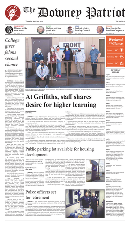 At Griffiths, Staff Shares Desire for Higher Learning