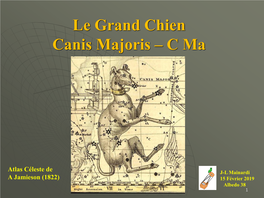 Le Grand Chien Canis Majoris – C Ma