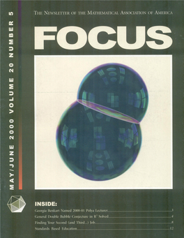 FOCUS May/June 2000