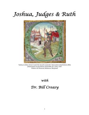 Joshua, Judges, Ruth Syllabus