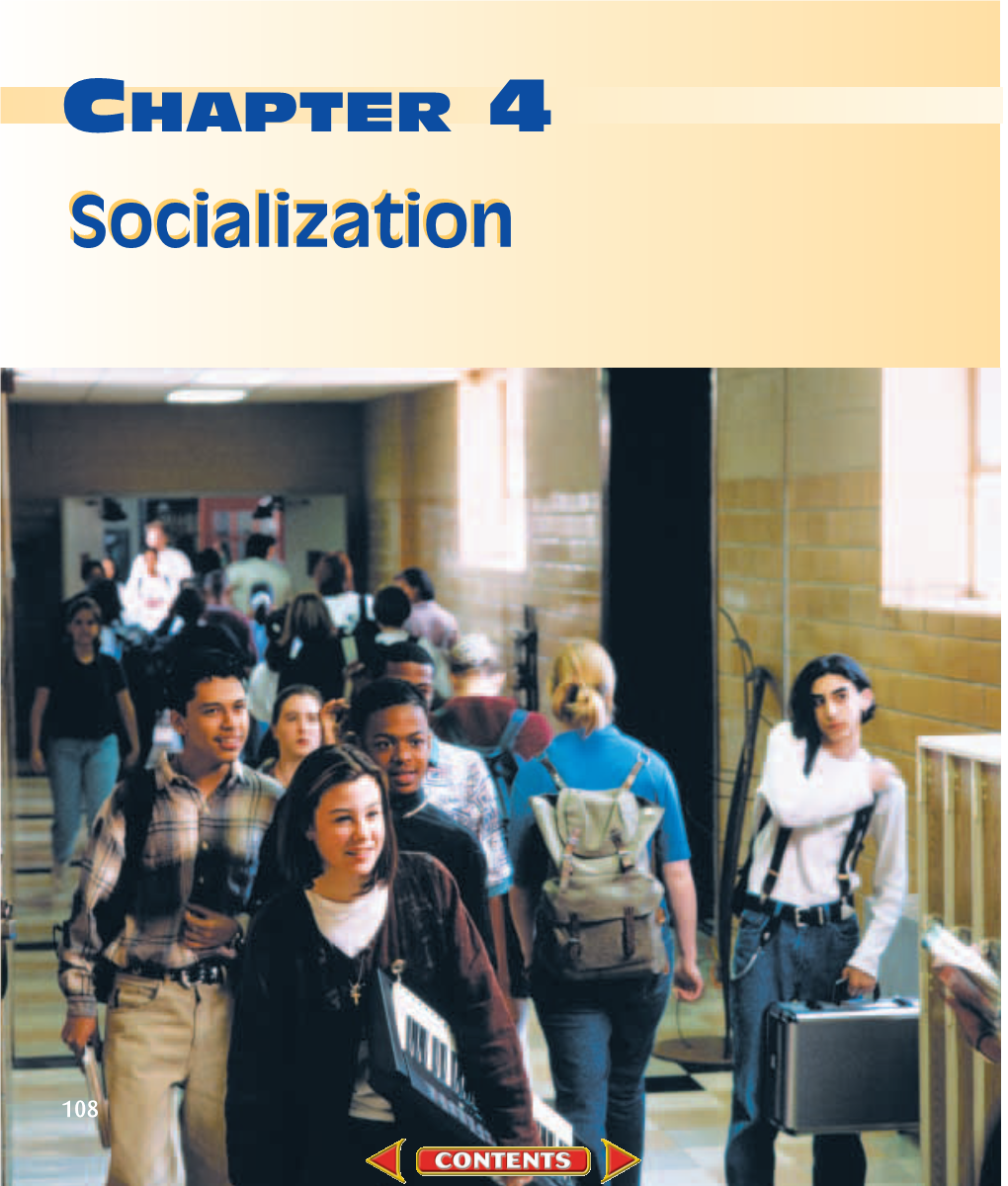 Chapter 4: Socialization