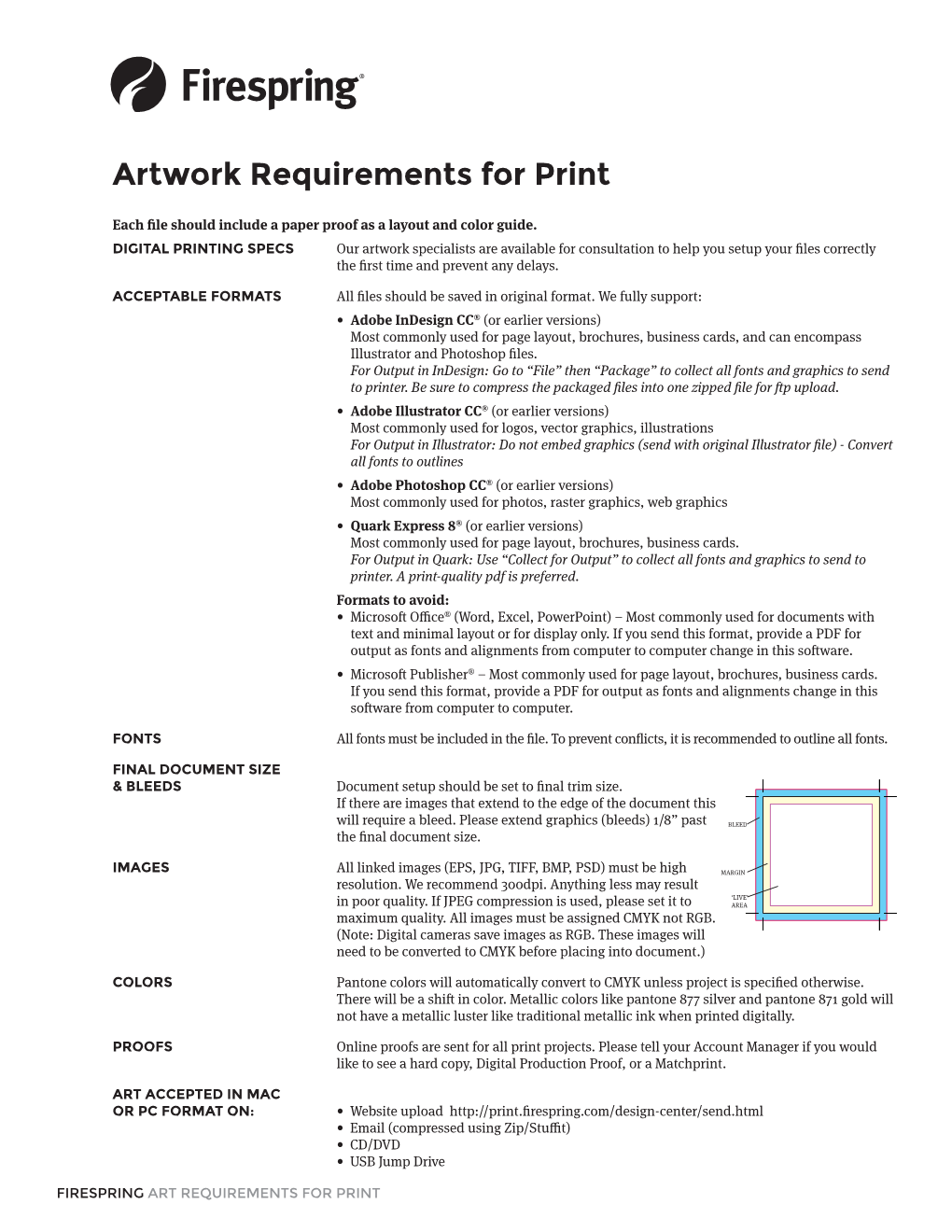 Artwork Requirements for Print