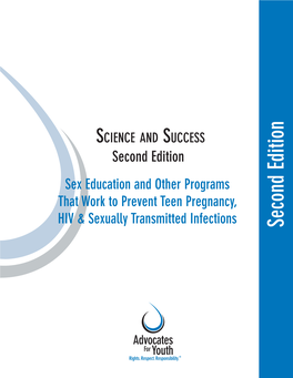 Second Edition Sex Education and Other Programs That Work to Prevent Teen Pregnancy, HIV & Sexually Transmitted Infections Second Edition