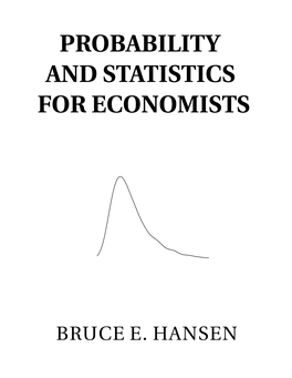 Probability Statistics Economists