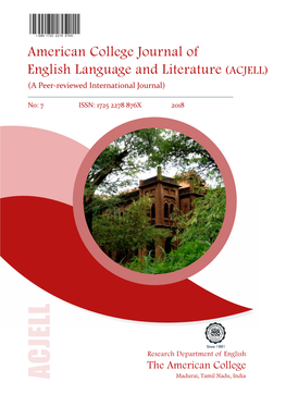 American College Journal of English Language and Literature (ACJELL) (A Peer-Reviewed International Journal)