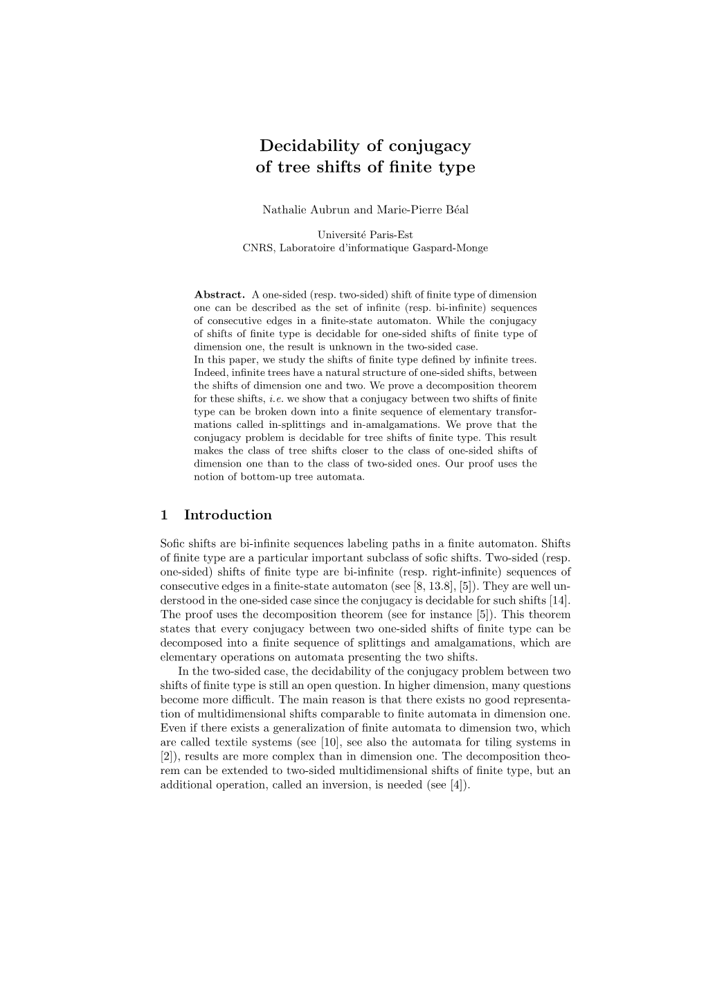 Decidability of Conjugacy of Tree Shifts of Finite Type