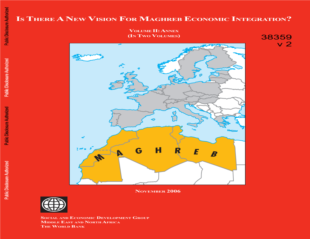 Is Therea New Vision for Maghreb Economic Integration?