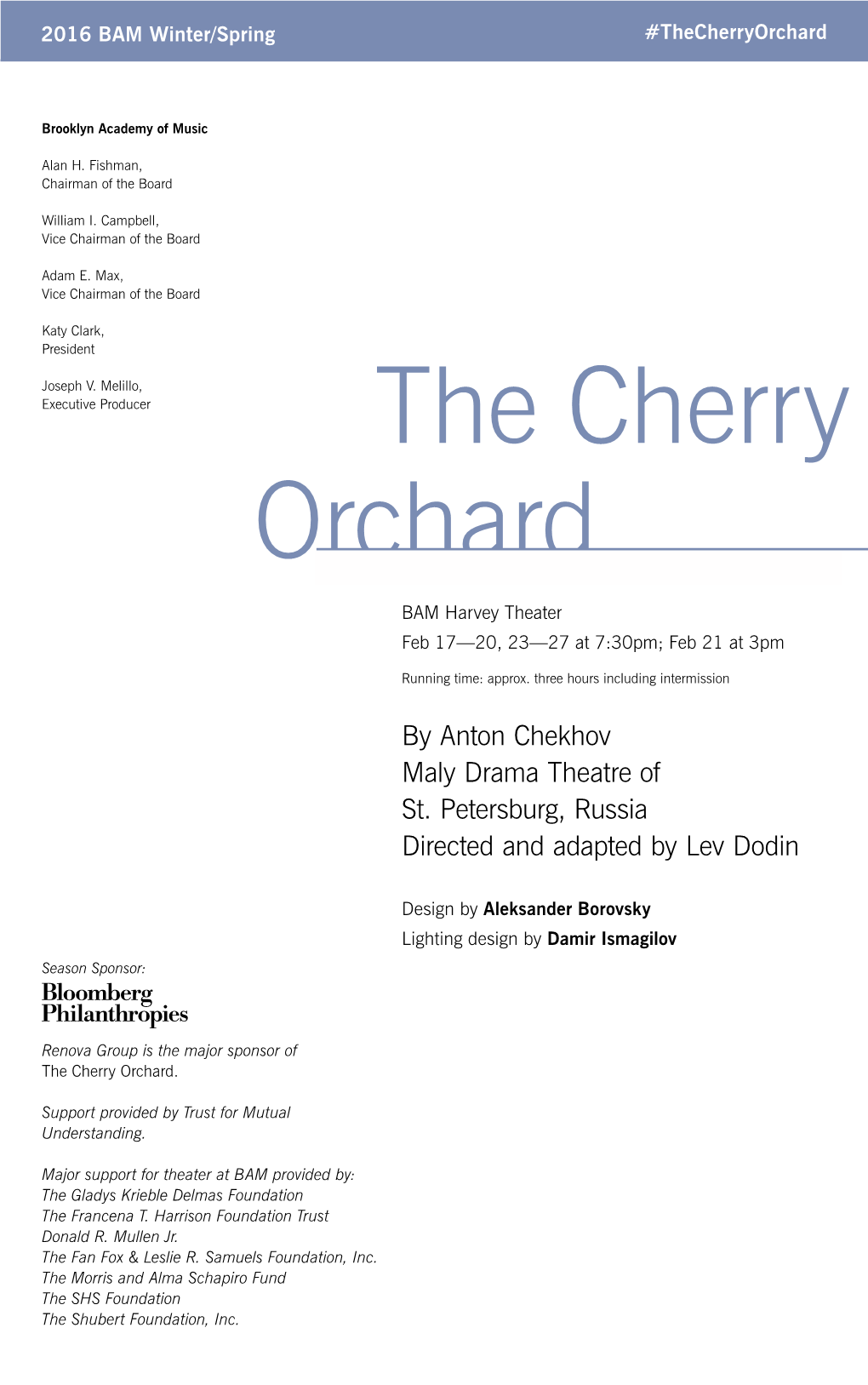 The Cherry Orchard