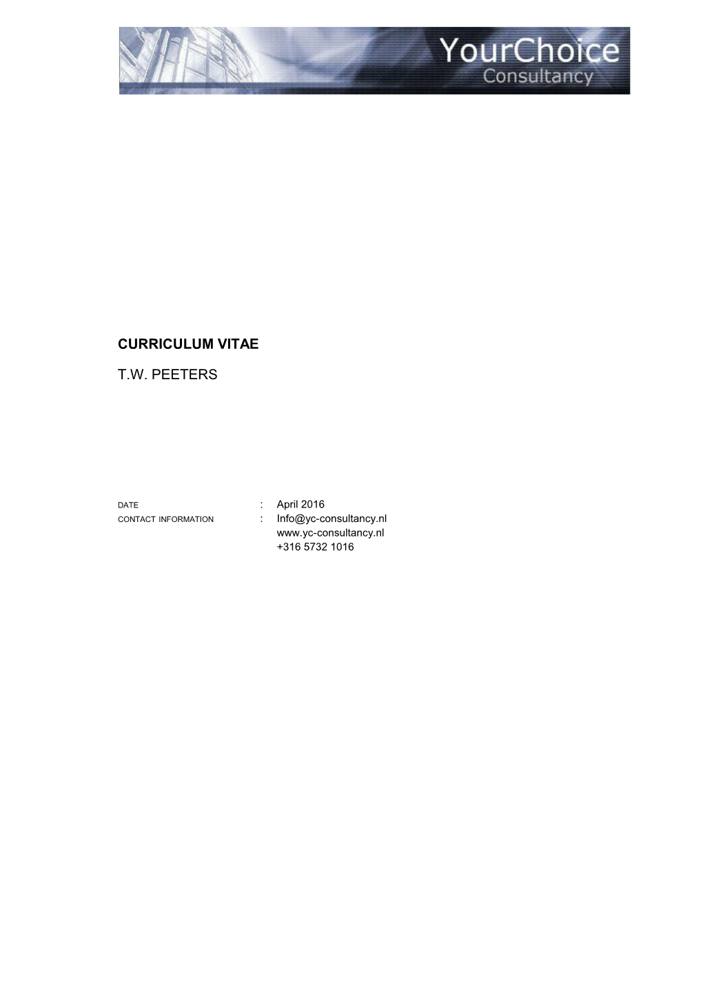 Curriculum Vitae s100