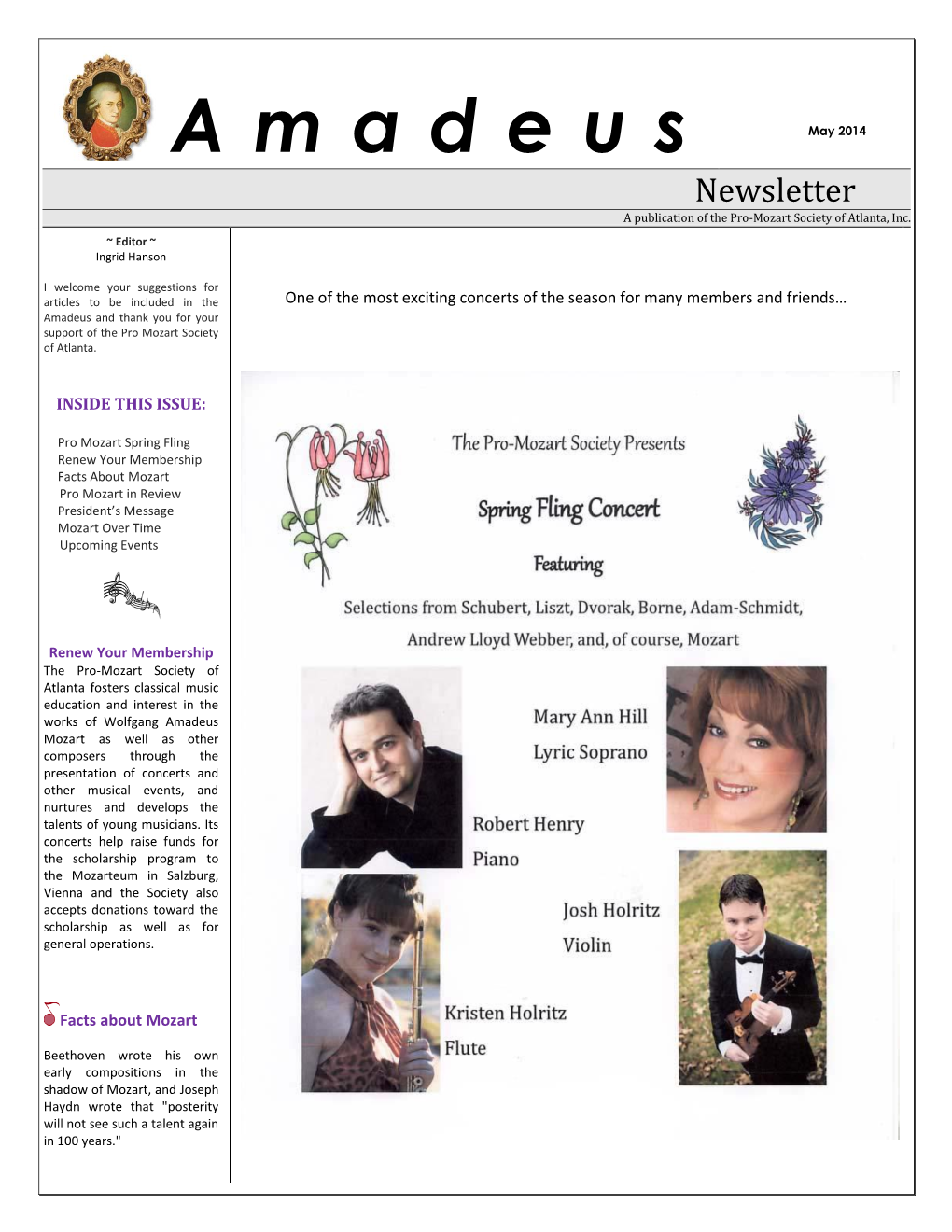 Amadeus May 2014