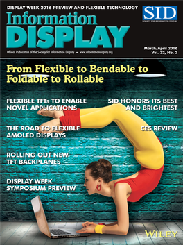 Information Display Magazine March-April 2016 Issue 2
