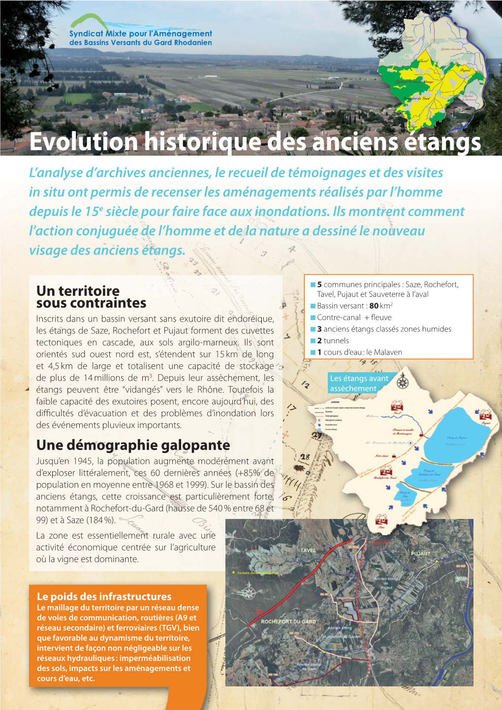 Evolution Historique Des Anciens Étangs