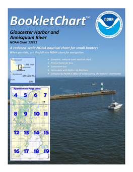 Bookletchart™ Gloucester Harbor and Annisquam River NOAA Chart 13281
