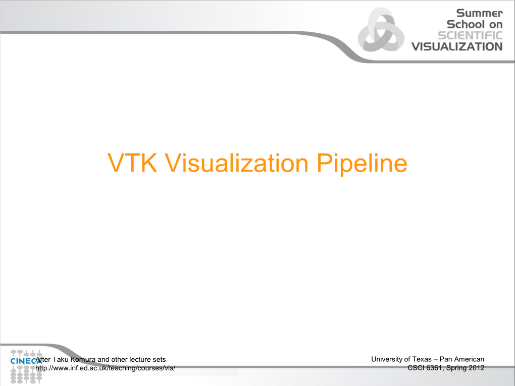 VTK Visualization Pipeline