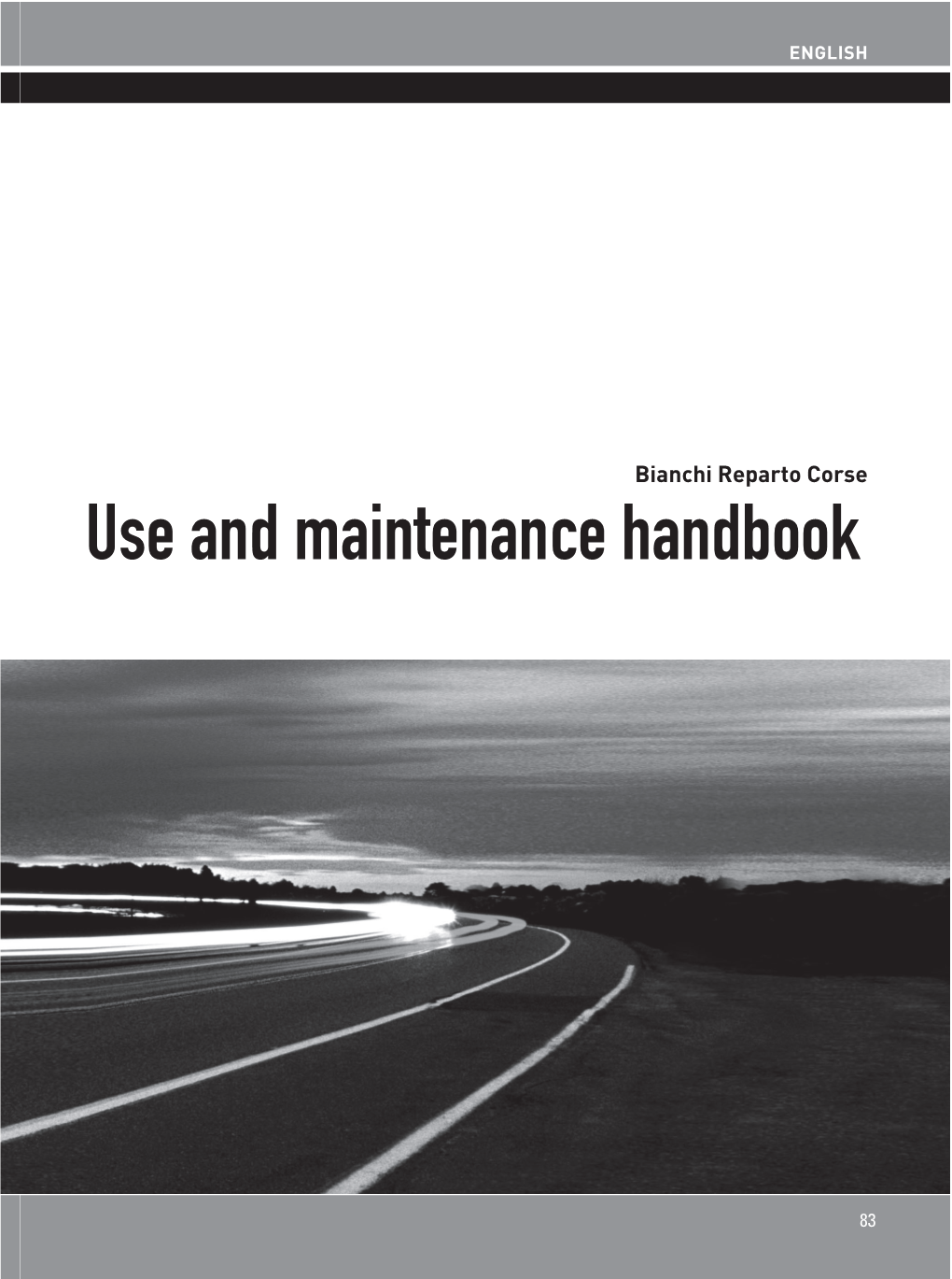 Use and Maintenance Handbook