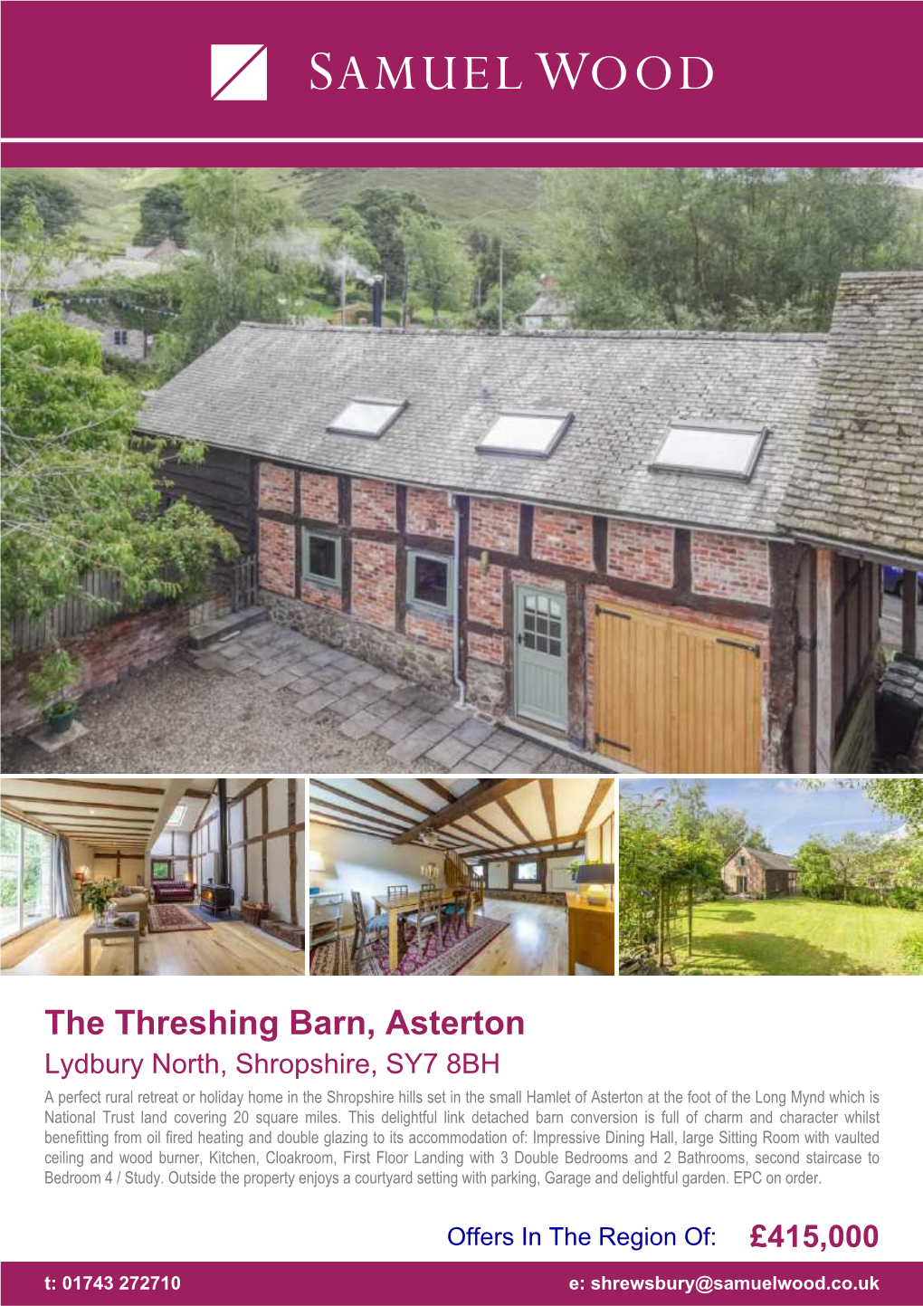 The Threshing Barn, Asterton