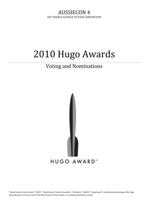 2010 Hugo Awards Voting and Nominations