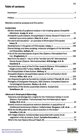 Table of Contents