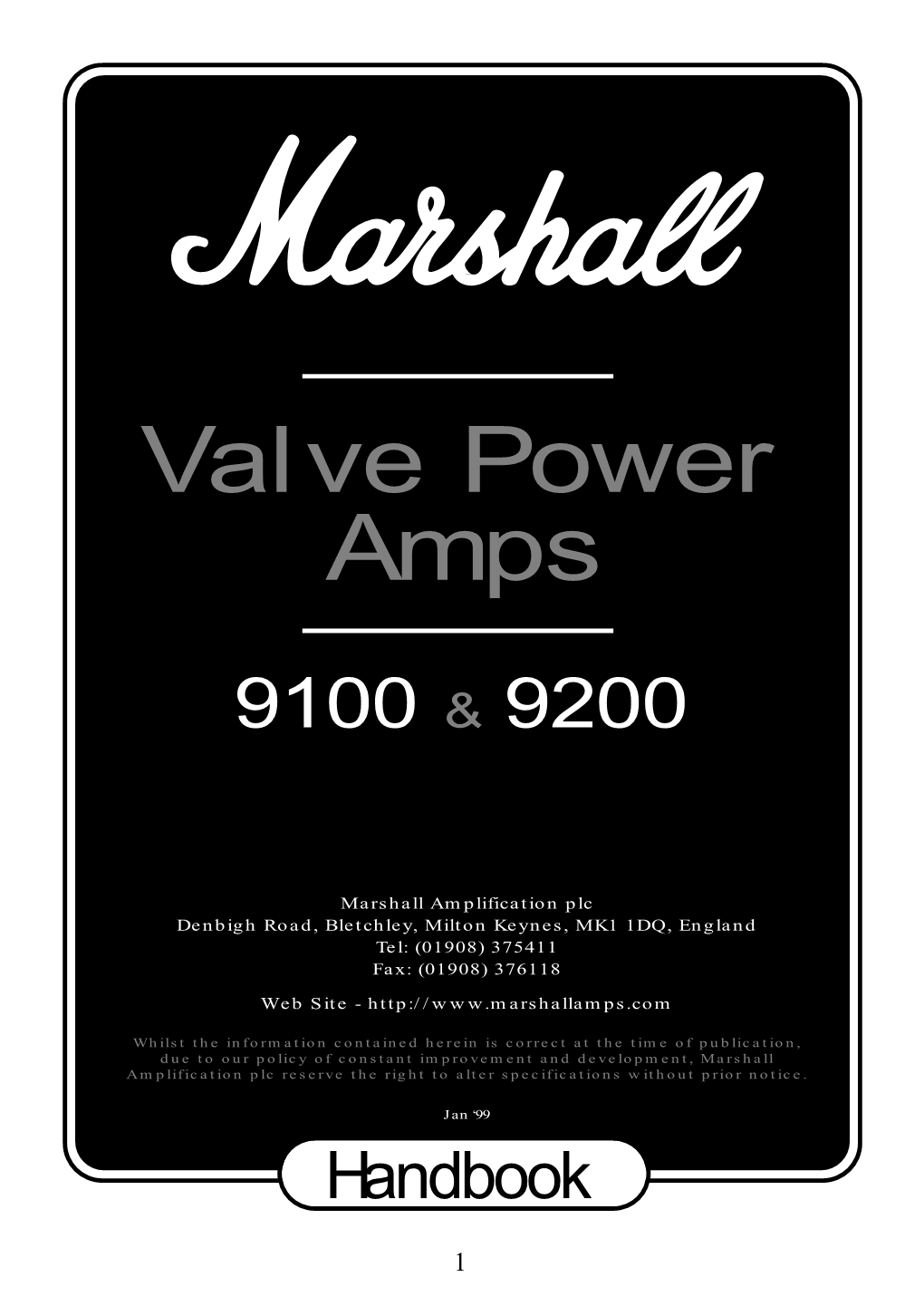 Valve Power Amps