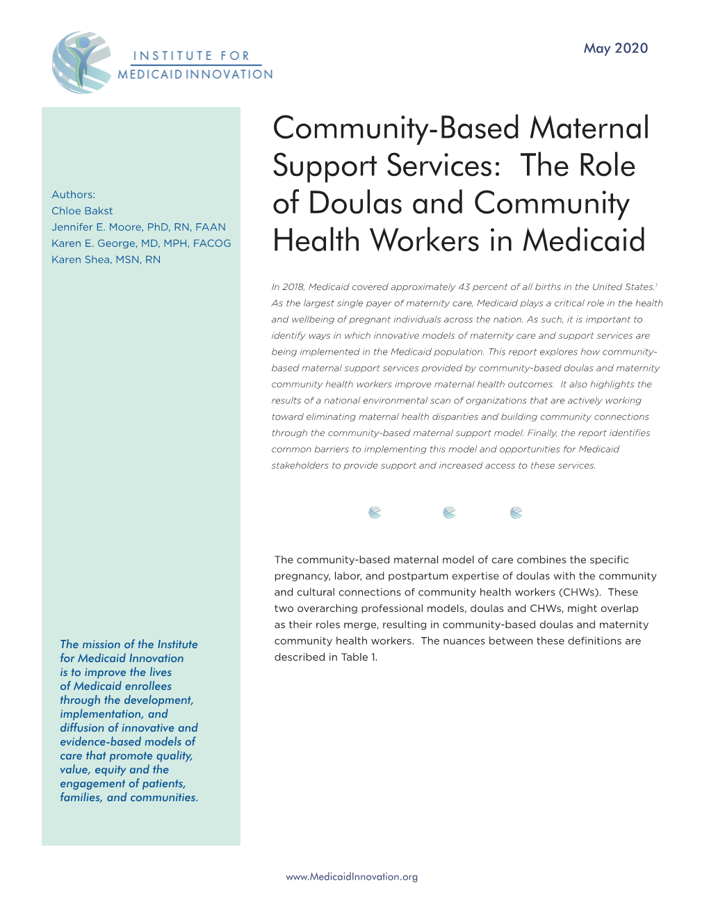 Community-Based Maternal Support Services: the Role of Doulas And