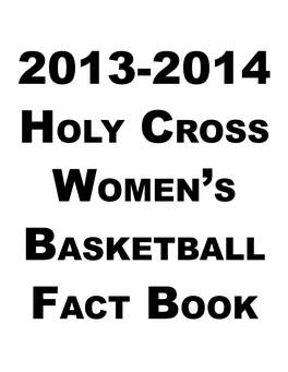 2013-2014 WBB Factbook.Indd
