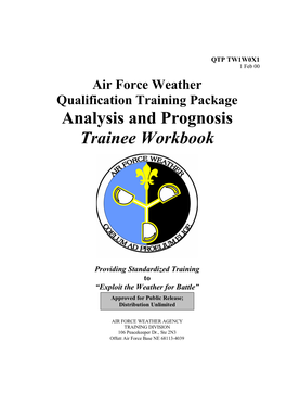 Analysis and Prognosis Trainee Workbook