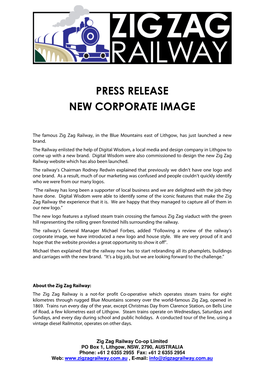 Press Release New Corporate Image