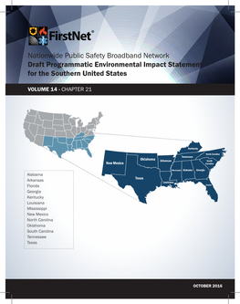 Nationwide Public Safety Broadband Network Draft Programmatic Environmental Impact Statement for the Southern United States