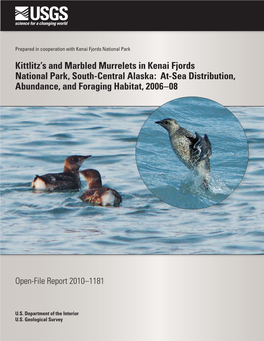 Kittlitz's and Marbled Murrelets in Kenai Fjords National Park, South