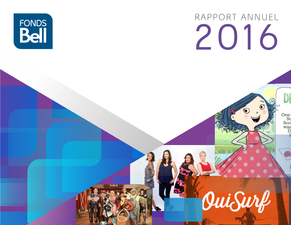 RAPPORT ANNUEL 2016 Mandat