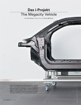 Das Iprojekt the Megacity Vehicle