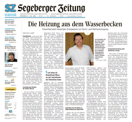 Zeitungsartikel Segeberger Zeitung