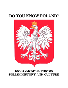 Do You Know Poland 2018 Brochure