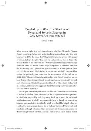 Tangled up in Blue: the Shadow of Dylan and Stylistic Swerves in Early-Seventies Joni Mitchell