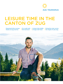 Leisure Time in the Canton of Zug