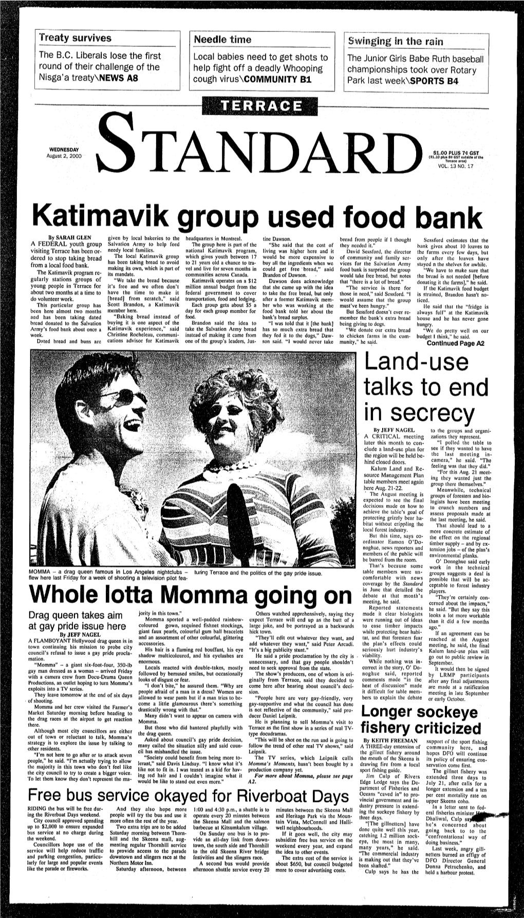 Katimavik Group Used Food Bank by SARAH GLEN Given by Local Bakeries to the Headquarters in Montreal
