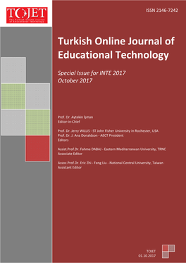 Turkish Online Journal of Educational Technology