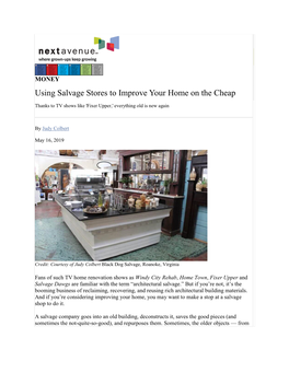 Salvage Stores Nextavenue (Pdf)