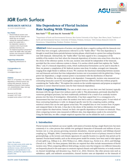 Site Dependence of Fluvial Incision Rate Scaling with Timescale