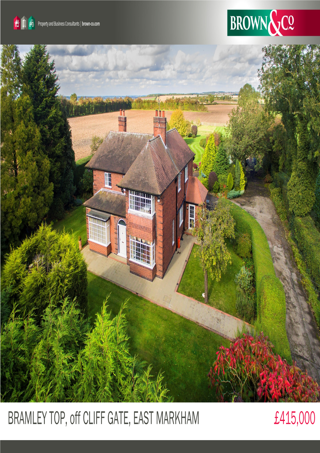 BRAMLEY TOP, Off CLIFF GATE, EAST MARKHAM £415 ,000