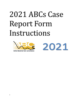 Abcs Case Report Form Instructions