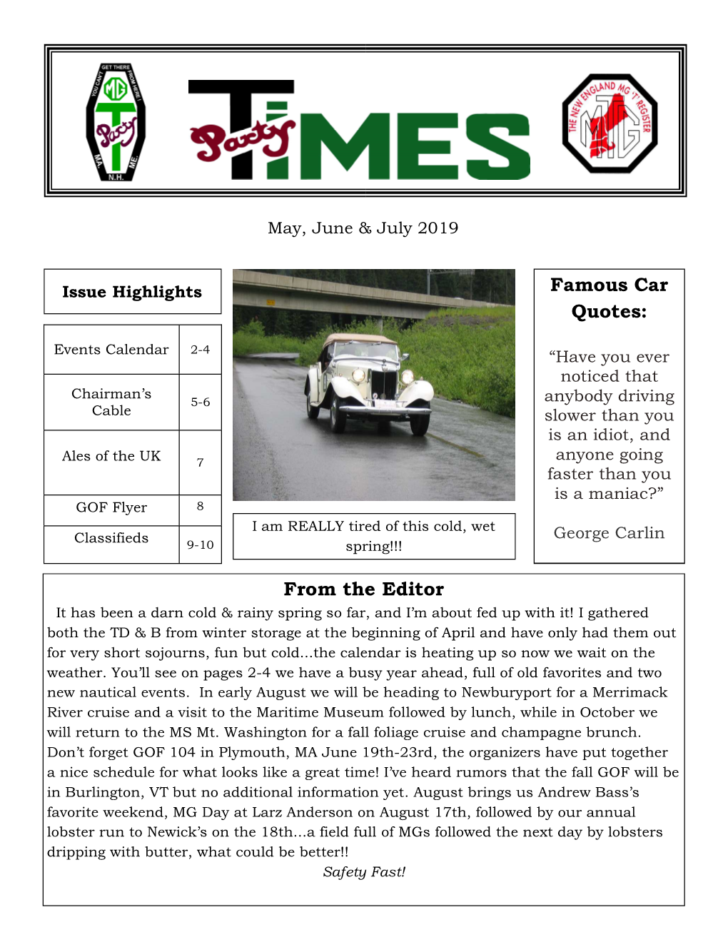T-Party Newsletter#2 July 2019