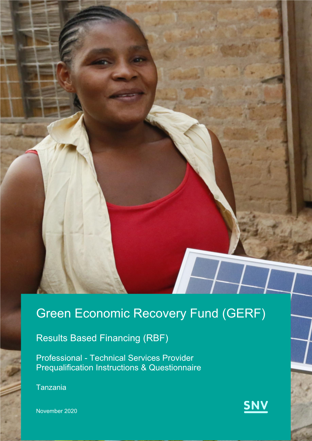 Green Economic Recovery Fund (GERF)
