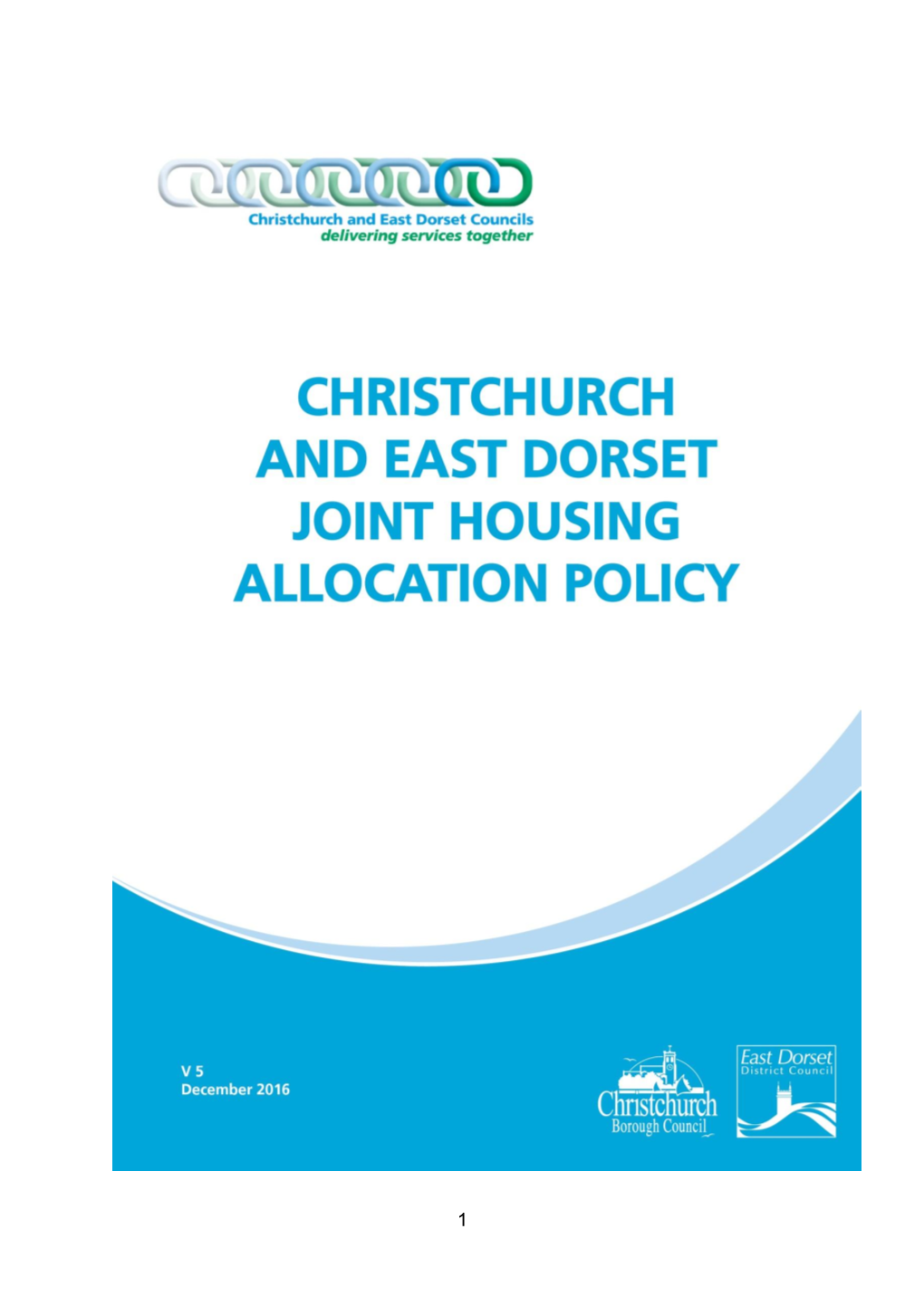 Christchurch Borough Council and East Dorset District Council Housing Allocation Policy