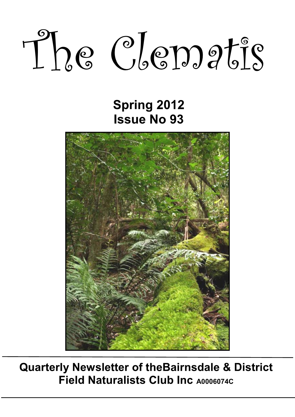 Spring 2012 Issue No 93