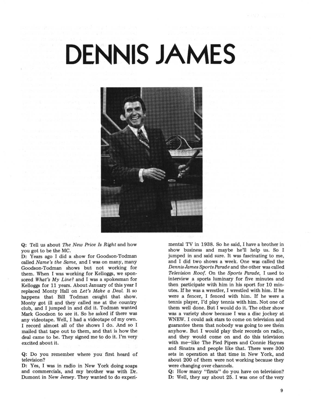 Dennis James