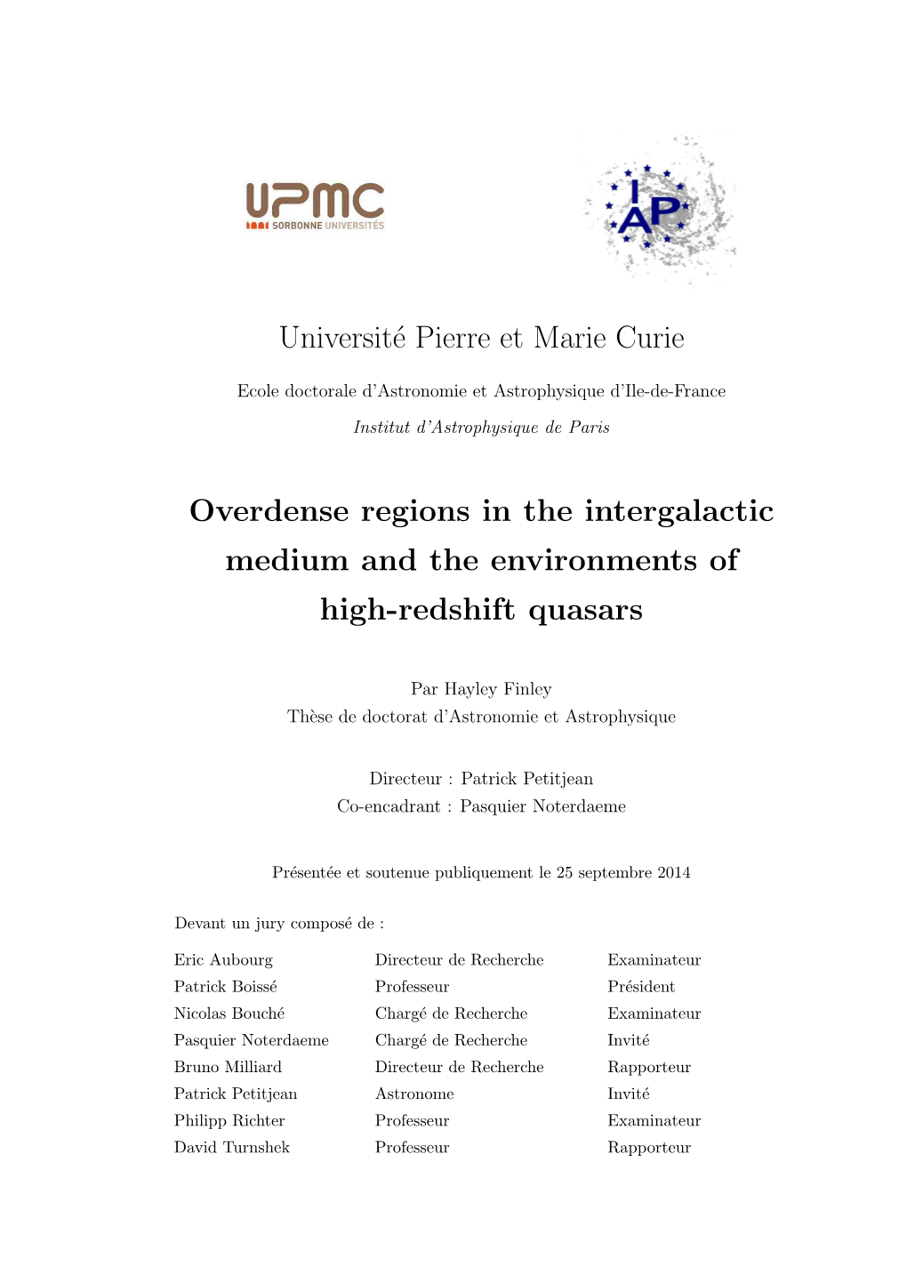 Overdense Regions in the Intergalactic Medium and the Environments of High-Redshift Quasars